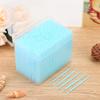 1100pcs Box Dual Head Teeth Cleaning Toothpick Oral Care Floss Pick Yellow for Most People (Blue) view 4
