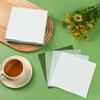 100Pcs Sage Green Party Napkins Gradient Green Disposable Paper Napkins 4 Colors 6.5" Dinner Luncheon Cocktail Napkins for Xmas Birthday Wedding Baby Shower Party Supplies view 4