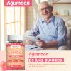 Agumoon Vitamin D3 K2 Gummies for Adults - Vitamin D3 5000IU + K2 (MK-7) 200mcg, with Calcium Citrate, Magnesium Citrate, Omega-3 for Bone, Muscle, Teeth Immune - 120 Gummies view 3