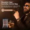 10-Pack Cigar Humidity Bags, 9.5 X 5.1 Reusable Travel Pouch with Seal-Tight Zip Lock, Ideal for Humidor Storage view 4