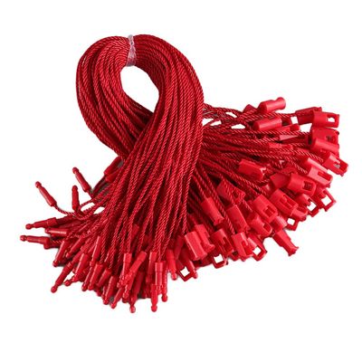 1000 PCS 7.87Inch Hang Tag String Snap Lock Pin Loop Tie Fasteners,Polyester Price Tag String for Luggage Label Attachment