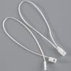 1000 PCS 7.87Inch Hang Tag String Snap Lock Pin Loop Tie Fasteners,Polyester Price Tag String for Luggage Label Attachment view 3