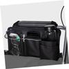 WRITWAA Wheelchair Side Hanging Bag Multi-use Storage Pouch for Wheelchair Stroller -wear Design Reflective Strip Easy to Install for Sundries Organization view 2