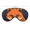 A Fox Image Sleep Eye Mask Shading Light Sleep Mask with Adjustable Buckle Strap Sleep Masks Comfortable Super Soft for Travel Nap Meditation view 2