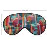 A Colorful Painting Sleep Eye Mask Shading Light Sleep Mask with Adjustable Buckle Strap Sleep Masks Comfortable Super Soft for Travel Nap Meditation view 2