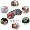 A Colorful Painting Sleep Eye Mask Shading Light Sleep Mask with Adjustable Buckle Strap Sleep Masks Comfortable Super Soft for Travel Nap Meditation view 4