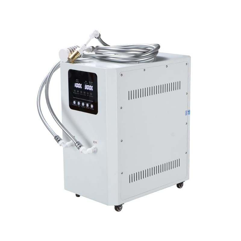 HNZXIB Hydrogen Water Bath Machine - PEM Electrolysis, 99.999% High Concentration H2, 3.5L/Min, 10-60 Min Timer, 220V, Quiet Operation, LCD Display, for Home Spa & Relaxation