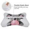 BoomDragon 2Pcs Memory Foam Car Neck Pillow for Travel Car Seat & Home, Bubble Gum Cute Funny Koala Luxury Neck Support Headrest Pillow Travel Neck Pillow with Elastic Strap view 3