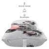 BoomDragon 2Pcs Memory Foam Car Neck Pillow for Travel Car Seat & Home, Bubble Gum Cute Funny Koala Luxury Neck Support Headrest Pillow Travel Neck Pillow with Elastic Strap view 4