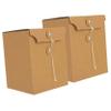 GALPADA 2pcs Elegant Handmade Kraft Paper Packing Boxes for Soap Glass Cup Small Soap Packaging view 1