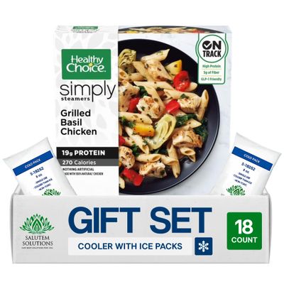 Salutem Vita Pineapple Chicken Bowl Frozen Meal, Gift Set 0,6 lbs Pack of 18