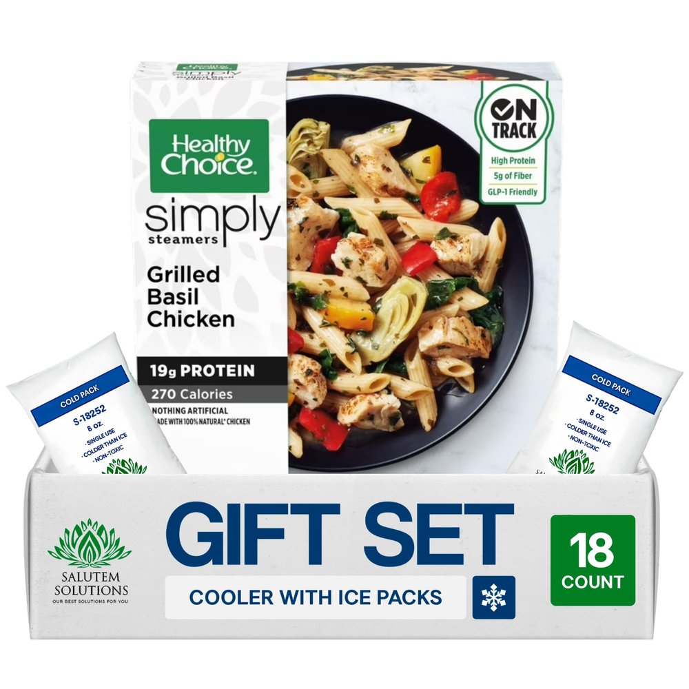 Salutem Vita Pineapple Chicken Bowl Frozen Meal, Gift Set 0,6 lbs Pack of 18