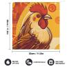 GHENBLT Cartoon Chicken 1PCS Kitchen Hand Towel Super Absorbent Microfiber Cleaning Cloth Fast Drying Tea Towels with Hanging Loop Soft Dish Towels for Kitchen Dish Rags Decorative Set view 2