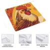 GHENBLT Cartoon Chicken 1PCS Kitchen Hand Towel Super Absorbent Microfiber Cleaning Cloth Fast Drying Tea Towels with Hanging Loop Soft Dish Towels for Kitchen Dish Rags Decorative Set view 3