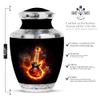 Yatskia Guitar Urn for Ashes for Women & Men, Cremation Urns for Human Ashes, (Tasty Large, 10 Inch) view 2