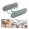 Happyyami Bathroom Storage Organizer Hair Dryer Rack Wall Mount Decor Blow Dryer Holder view 2