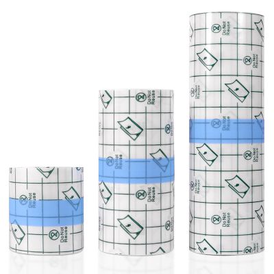 3 Rolls Transparent Waterproof Bandages Film Dressing Clear Adhesive Dressing Tape, Post Surgical Shower Shield for Tattoos Swimming 3 Sizes (2 Inch, 4 Inch, 6 Inch)