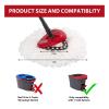 4-Pack Mop Replacement Heads for Ocedar Mop Replace Head EasyWrin Spin Mop Heads Replacements, Easy Cleaning Mop Head Replacement view 2