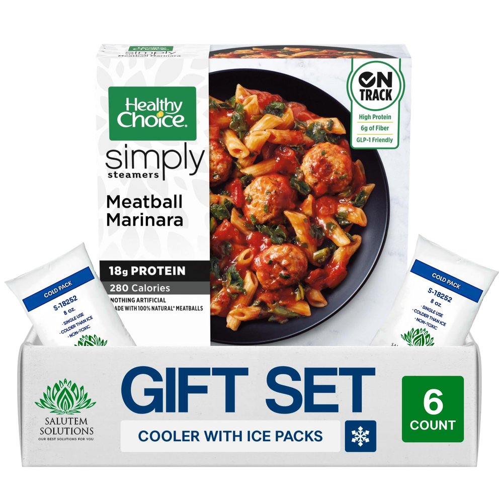 Salutem Vita Beef Broccoli Frozen Meal, Gift Set 0,6 lbs Pack of 6