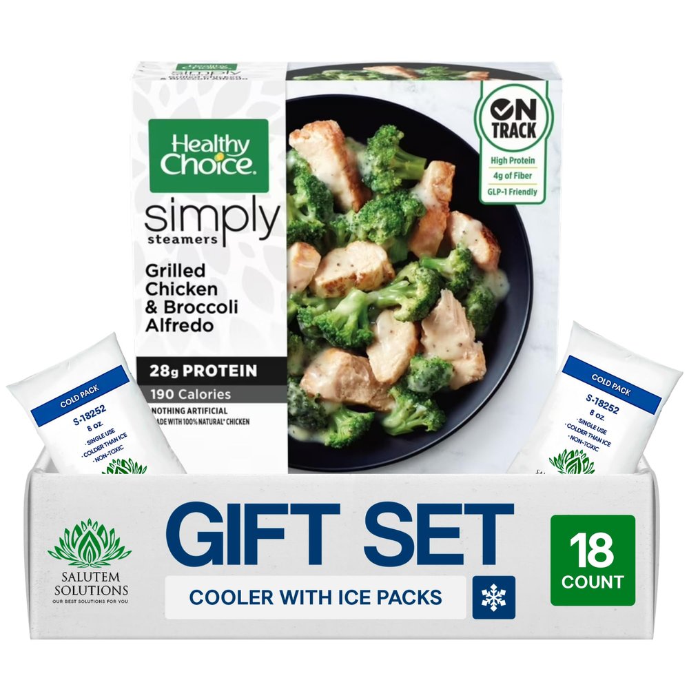 Salutem Vita Crustless Chicken Pot Pie Bowl Frozen Meal, Gift Set 0,6 lbs Pack of 18