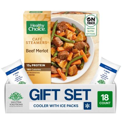 Salutem Vita Sweet Sesame Chicken Bowl Frozen Asian Meal, Gift Set 0,6 lbs Pack of 18