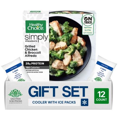 Salutem Vita Crustless Chicken Pot Pie Bowl Frozen Meal, Gift Set 0,6 lbs Pack of 12