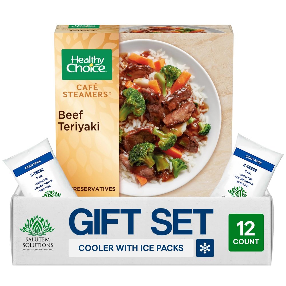 Salutem Vita Four Cheese Ravioli Chicken Marinara Frozen Meal, Gift Set: 0,6 lbs Pack of 12