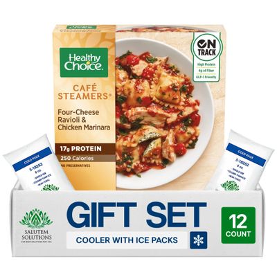 Salutem Vita Chicken with Rice Soup Microwave Bowl, Hearty Comfort Food Gift Set: 0,9 lbs Pack of 12