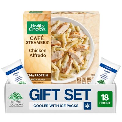Salutem Vita Chicken Alfredo Frozen Meal, Gift Set 0,6 lbs Pack of 18