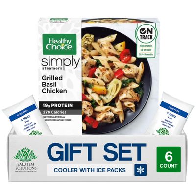 Salutem Vita Pineapple Chicken Bowl Frozen Meal, Gift Set 0,6 lbs Pack of 6