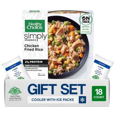 Salutem Vita Simply Steamers Meatball Marinara Bowl Frozen Meal, Gift Set 0,6 lbs Pack of 18