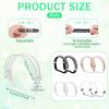 Giantree 4 Pairs of High Heel Laces, Shiny Highs Heels Laces, Elastic Rhinestone Shoe Strap Extender, Elastic Highs Heel Anti-Loose Shoelaces, Removable Shoelaces for Fixing Elastics High Heels view 2
