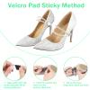 Giantree 4 Pairs of High Heel Laces, Shiny Highs Heels Laces, Elastic Rhinestone Shoe Strap Extender, Elastic Highs Heel Anti-Loose Shoelaces, Removable Shoelaces for Fixing Elastics High Heels view 3
