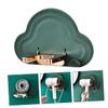 HONMEET Collapsible Hair Dryer Rack Wall Mounted Punch-Free Bathroom Holder for Hair Dryer Space-Saving Storage Solution Adhesive Design Suitable for Home Use view 2