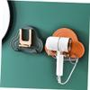 HONMEET Collapsible Hair Dryer Rack Wall Mounted Punch-Free Bathroom Holder for Hair Dryer Space-Saving Storage Solution Adhesive Design Suitable for Home Use view 3