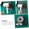 HONMEET Collapsible Hair Dryer Rack Wall Mounted Punch-Free Bathroom Holder for Hair Dryer Space-Saving Storage Solution Adhesive Design Suitable for Home Use view 4