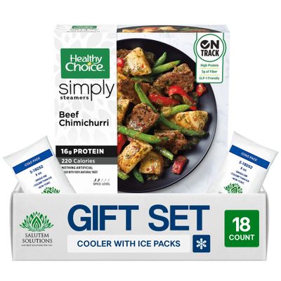 Salutem Vita Adobo Chicken Power Bowls Frozen Meal, High Protein, Gluten-Free, Gift Set 0,6 lbs Pack of 18