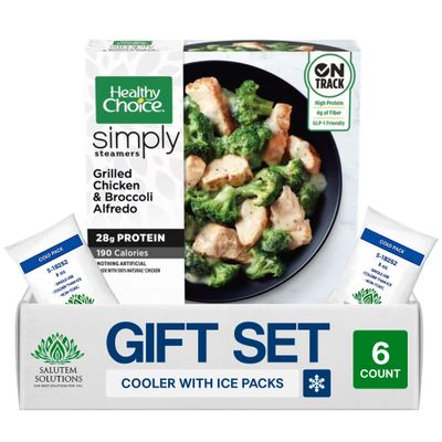 Salutem Vita Crustless Chicken Pot Pie Bowl Frozen Meal, Gift Set 0,6 lbs Pack of 6