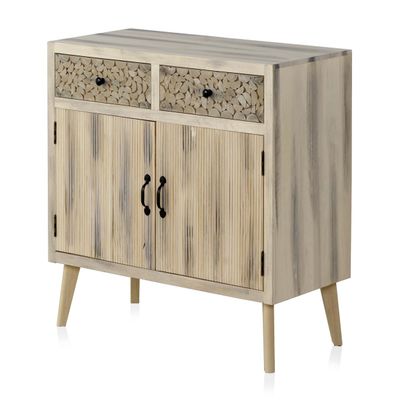 Arcn De Madera De Chopo Natural Patas De Pino Macizo