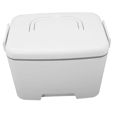 WEKAMOS Large Portable Box Double Layer First Aid Case for Emergency Supplies White Medicine Organizer for Home and Travel