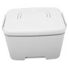 WEKAMOS Large Portable Box Double Layer First Aid Case for Emergency Supplies White Medicine Organizer for Home and Travel view 1