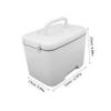 WEKAMOS Large Portable Box Double Layer First Aid Case for Emergency Supplies White Medicine Organizer for Home and Travel view 2