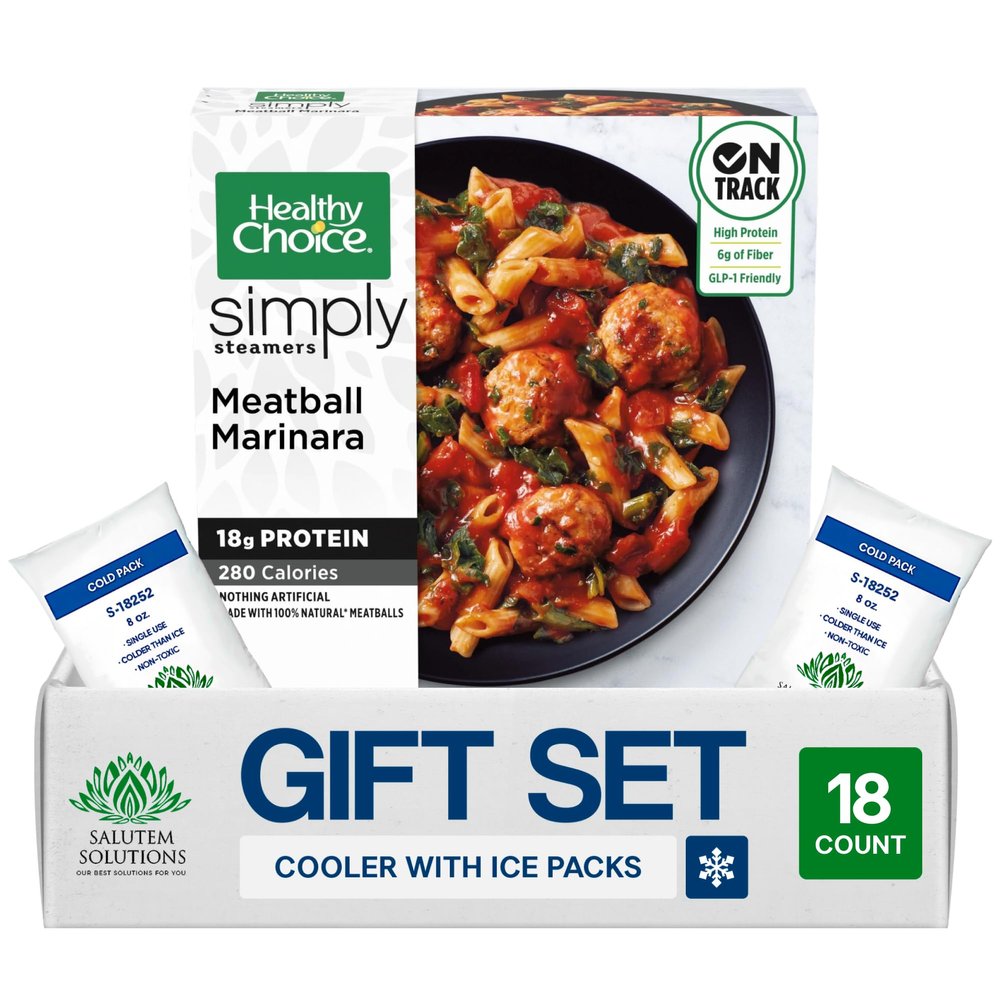 Salutem Vita Beef Broccoli Frozen Meal, Gift Set 0,6 lbs Pack of 18