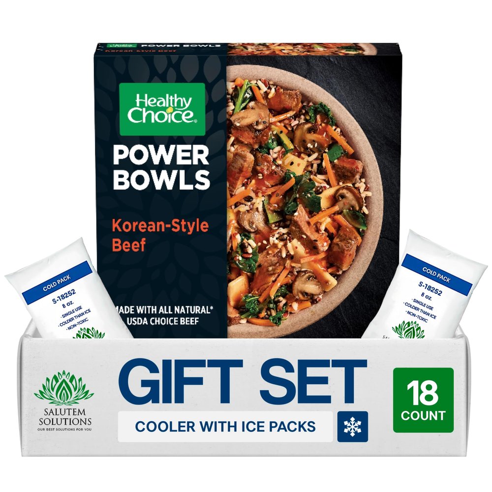 Salutem Vita Creamy Spinach Tomato Linguini Frozen Meal, Gift Set 0,6 lbs Pack of 18