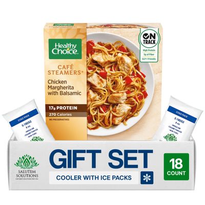 Salutem Vita Grilled Chicken Broccoli Alfredo Frozen Meal, Gift Set 0,6 lbs Pack of 18
