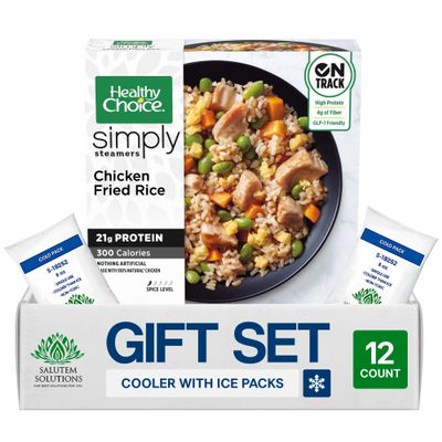 Salutem Vita Simply Steamers Meatball Marinara Bowl Frozen Meal, Gift Set 0,6 lbs Pack of 12
