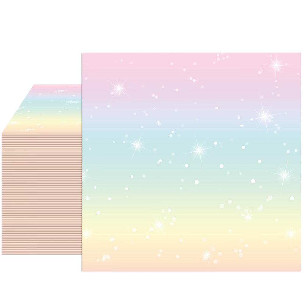 40pcs Rainbow Birthday Decorations Disposable Rainbow Napkins for Spring Summer Theme Party Wedding Afternoon Tea Girls Birthday Baby Shower Party Decorations 6.56.5 Inches