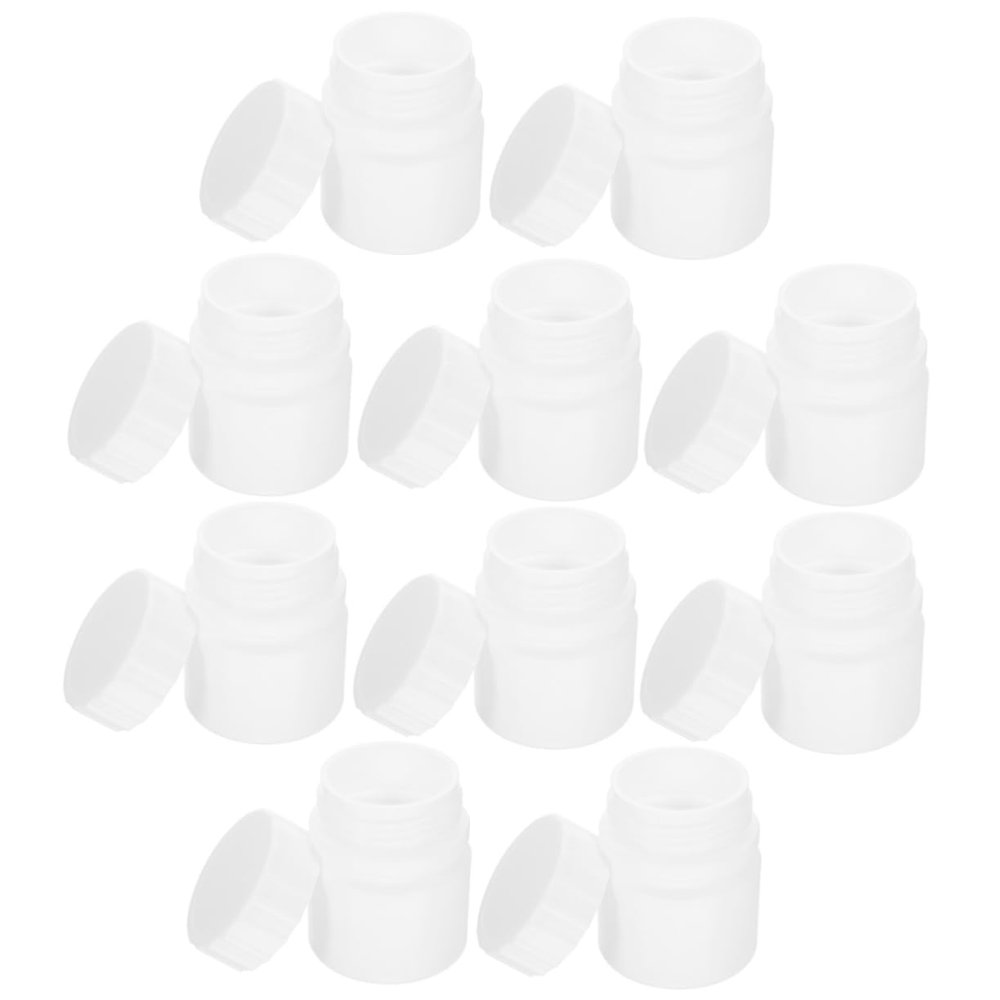 Alipis 24pcs Hdpe Medicine Storage Bottles Caps Small Pill Organizers for Travel and - Medicine Containers for and Personal Care