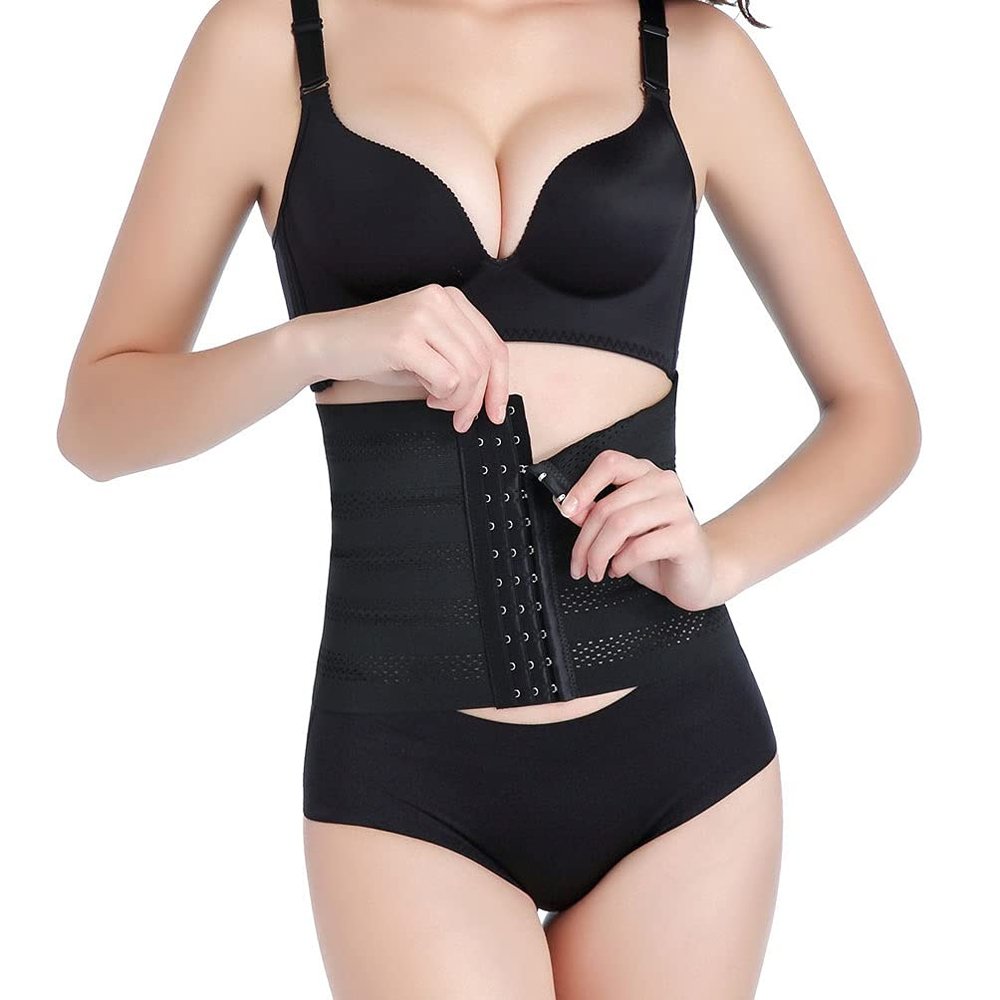 Breathable Abdomina Belt Lumbar Brace Elastic Corset Lower Back Support Waist Belt Back Belt Correction for Woman Trimmer Slimming Waistband Support