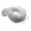 Cabilock Memory Foam Pillow for Back Pain Couch Desk Nap Pillow Ergonomic Design Random Color view 2
